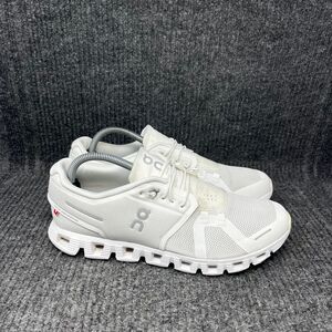On Cloud 5 Triple White Athletic Running Shoes Sneakers Women’s Size 10.5